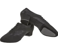 Sort trænings dansesko vario pro glitter