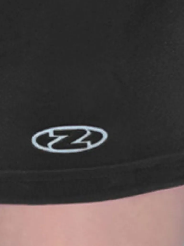 Sorte basic velour shorts til piger gym The zone