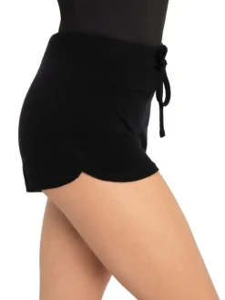 Sorte danse strik shorts fra Capezio