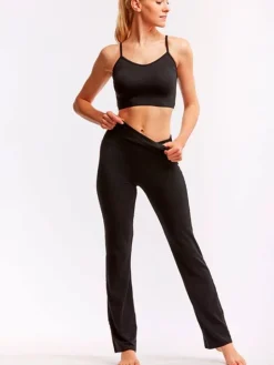 Temps danse sort lækker buks til dans og yoga