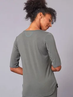 TempsDanse khaki grøn bambus t-shirt
