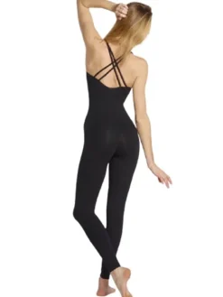 TempsDanse sort heldragt med lange ben