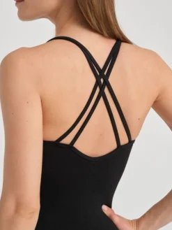 TempsDanse sort heldragt med lange ben