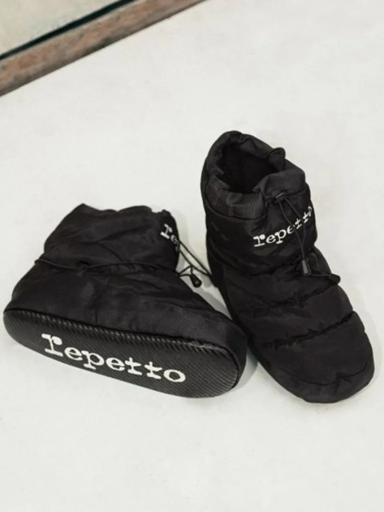 Warm up sort boots til ballet og dans fra Repetto