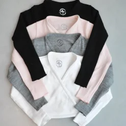 Wearmoi grå slå om overdel børn ballet/gymnastik