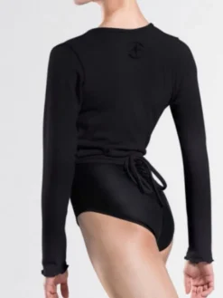 Wearmoi sort slå om overdel ballet og gymnastik